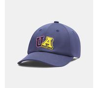 Under Armour Niña Blitzing Adjustable, Gorra con Visera Curva para una protección Solar eficaz, Gorra Deportiva Transpirable con Cierre ajustableWashed Navy / / Washed Navy,OSFM