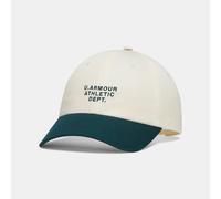 Gorra ajustable Under Armour Essential Low para mujer Winter Blanco / Arden Verde Talla única