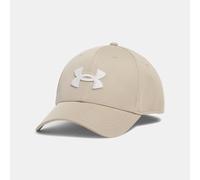 Gorra ajustada elástica Under Armour Blitzing Low para hombre City Khaki / Blanco Quartz S/M