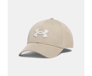 Gorra ajustada elástica Under Armour Blitzing Low para hombre City Khaki / Blanco Quartz S/M