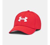 Gorra ajustada elástica Under Armour Blitzing Low para hombre Rojo / Blanco S/M