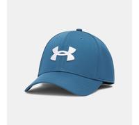 Gorra ajustada elástica Under Armour Blitzing Low para hombre Wham Azul / Blanco XL/XXL