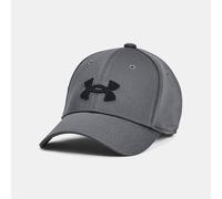 Gorra ajustada elástica Under Armour Blitzing Low para niño Pitch Gris / Negro YSM/YMD