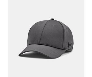 Gorra ajustada elástica Under Armour Blitzing Low Team para hombre Graphite / Negro S/M