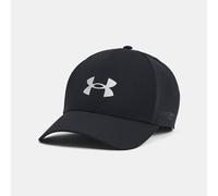 Gorra ajustada elástica Under Armour Driver Rain para hombre Negro / Metalico Plata S/M