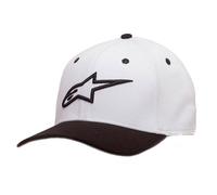 gorra alpinestars ageless curve blanco / negro L / XL