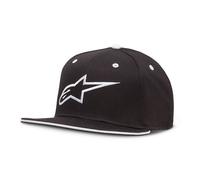 Gorra Alpinestars Ageless Flatbill Negra y Blanca S/M