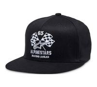 gorra alpinestars double check flatbill blanco / negro L / XL