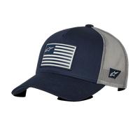 Alpinestars, Flag Snapback, Gorra De Beisbol, Marino/Gris, Os, Hombre, Talla única