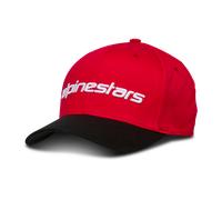 §Gorra Alpinestars Lineal Rojo-Negro-Blanco§