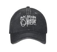 Gorra Baseball Mi Cerebro Tiene Demasiadas Pestañas Abiertas Cap | Gorra Baseball Ligera Ajustable Trucker Hat Para Empresa Viaje Ciclismo Baseball Cap