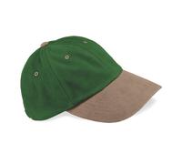 Gorra Beechfield B57 De Algodón Cepillado Pesado De Perfil Bajo
