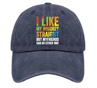 Gorra Beisbol A Mí Me Gusta El Licor Solo, Pero A Mi Amigo Le Da Igual. Gorras Deportivas Soft Gorras De Beisbol Regalo Baseball Cap para Senderismo Pesca Sport