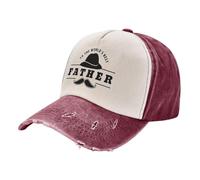 Gorra Beisbol Al Mejor Padre del Mundo Trucker Cap Ajustable Gorras Deportivas Breathable Gorras De Beisbol para Pesca Tenis Running