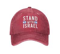 Gorra Beisbol Apoya A Israel, Apoya A Israel Gorras Deportivas Ajustable Gorras De Beisbol Regalo Baseball Cap para Running Senderismo Pesca