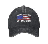 Gorra Beisbol Arresten A Pedófilos, No A Migrantes. Publiquen El Expediente De Epstein. Gorra Dad Vintage Vaquera Gorras De Béisbol para Pesca Tenis Hombre