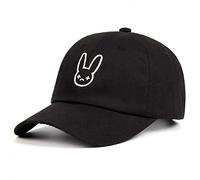 Gorra béisbol Bad Hat Cotton Bunny Bordado Gorra de béisbol Unisex Concert Hat Hip Hop Hats Black Sports and Leisure Travel Hiking Cap Regalos