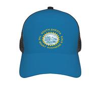 Gorra Beisbol Bandera De Dakota del Sur Baseball Cap Ajustable Gorras Deportivas Regalo Gorras De Beisbol para Pesca Running Tenis