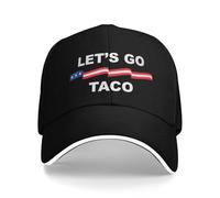 Gorra béisbol Casual Verano Let's Go Taco Divertida Siempre Gorra Camionero Camping para Hombres y Mujeres Gorras béisbol a Prueba Sol Calidez Invernal