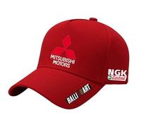 Gorra Béisbol Coche Logo para Mitsubishi Space Star 2019-2023 2024, Algodón Ajustable Trasera, Gorra de Coche de Carreras Regalo Fans Automóvil,C-One Size