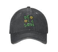 Gorra béisbol confeccionada algodón Verano Casual La Soul A Tribe Called Quest Gorra Béisbol Estilo Denim Desgastado Gorra Snapback Hip Hop Music Running Golf Hats Gorra Regalo