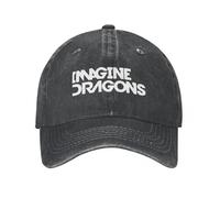 Gorra béisbol confeccionada algodón Verano Imagine Dragons Gorra béisbol Logotipo Moda Hombres clásicos Mujeres Sombreros Hip Hop Lavados Caza Camping Gorras béisbol Regalo