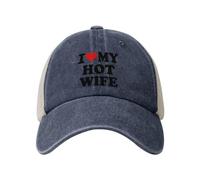 Gorra Beisbol Corazón Amo A Mi Esposa Caliente Gorras De Beisbol Ajustable Gorras Deportivas Regalo Trucker Cap para Sport Running Pesca