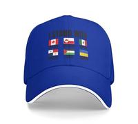 Gorra Beisbol Estoy con Canadá, Groenlandia, México, Panamá, Gaza Y Ucrania. Transpirable Aire Libre Cap Cómoda Sombrero Verano para Hombre Unisex Verano