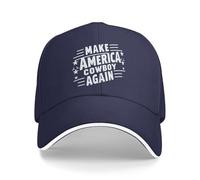Gorra Beisbol ¡Hagamos Que Estados Unidos Vuelva A Ser Vaquero! Gorras De Beisbol Soft Baseball Cap Breathable Gorras Deportivas para Sport Running Pesca
