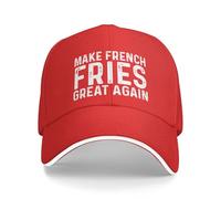 Gorra Beisbol ¡Hagamos Que Las Papas Fritas Vuelvan A Ser Geniales! Gorra Deportiva Soft Gorras De Beisbol Regalo Gorras Deportivas para Senderismo Sport Pesca
