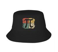 Gorra béisbol Hombre, 2025 Nueva casquina Regalo Retro Personalizada con símbolo Pi con Cubo Regalo Gorra Hombre Moda Femenina Verano al Aire Libre Sol Ecuaciones matemáticas Profesor Geek Fisherma