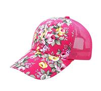 Gorra Beisbol Hombre Gorras de Hombre Ajustable Gorra Verano Transpirable Casuales para Al Aire Libre (Hot Pink, One Size)