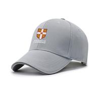 Gorra béisbol hombre University of Ca-mbr-idge, protección solar uso diario visera curva, con Visera Invierno Otoño Primavera Verano Verano/Invierno, Gorras(Light gray)