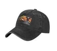 Gorra Beisbol Imprimir Deliciosa Carne A La Parrilla Negra Gorras De Beisbol Unisex Gorra Deportiva Regalo Baseball Cap para Running Senderismo Tenis