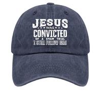 Gorra Beisbol Jesús Fue Condenado por Un Juicio Falso Que Todavía Sigo Gorras Deportivas Soft Baseball Cap Breathable para Pesca Senderismo