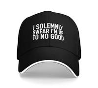 Gorra Beisbol Juro Solemnemente Que Mis Intenciones No Son Buenas. Gorras De Beisbol Unisex Trucker Cap Ajustable Gorra Deportiva para Sport Running Tenis