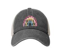 Gorra Beisbol La Tontería Que Necesito Es Beers Sunshine Gorra Deportiva Soft Trucker Cap Regalo Gorras De Beisbol para Senderismo Running Sport