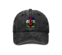 Gorra Beisbol León De La Bandera Vintage De La República Centroafricana Gorra Deportiva Unisex Baseball Cap Soft Trucker Cap para Pesca Tenis Running