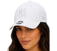 Gorra Béisbol New Era New York Yankees 9Forty Ajustable Blanca Mujer