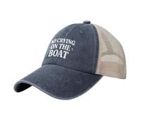Gorra Beisbol No Se Permite Llorar En El Barco. Gorras De Beisbol Breathable Gorras Deportivas Soft Baseball Cap para Pesca Senderismo Tenis