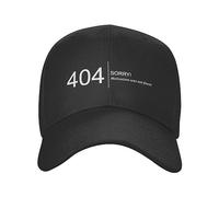 gorra béisbol para hombres algodón puro, Error 404 Motivation Not Found Gorra béisbol para adultos Programador geek computadoras Ajustable Gorra papá Mujeres Hombres Gorras deportivas Snapback
