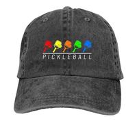 Gorra béisbol para Hombres algodón Puro, Sombreros papá Color Puro Divertido Jugador Pickleball Gorro Colorido para Mujer Visera Solar Gorras béisbol Dink Gorra Visera Responsable, Regalos Navidad