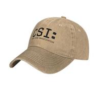 Gorra béisbol para Hombres, Gorra béisbol Lavada CSI Escena del Crimen Investigación y2k Divertidos Sombreros Hip Hop Verano Unisex-Adolescentes Diseño Deportes al Aire Libre Snapback Gorra, Regalo