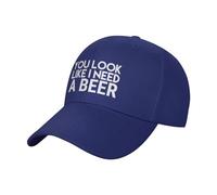 Gorra Beisbol Pareces Necesitar Una Cerveza. Gorras Deportivas Soft Gorras De Beisbol Ajustable Baseball Cap para Pesca Tenis Senderismo