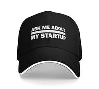 Gorra Beisbol Pregúntame sobre Mi Startup Gorra Deportiva Breathable Baseball Cap Unisex para Running Sport