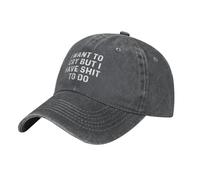 Gorra Beisbol Quiero Llorar Pero Tengo Cosas Que Hacer. Gorras Deportivas Soft Gorras De Beisbol Breathable Baseball Cap para Pesca Sport Tenis