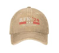 Gorra Beisbol RFK Robert F. Kennedy Jr. para Presidente 2024 Mujeres Gorra Deportiva Informal Sombrero Portátil para Unisex Senderismo Exteriores