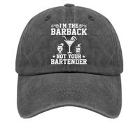 Gorra Beisbol Soy El Ayudante De Camarero, No El Camarero. Gorras Deportivas Unisex Gorras De Beisbol Soft Gorra Deportiva para Running Senderismo Pesca