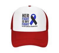Gorra Beisbol Su Lucha Es Mi Lucha Cáncer De Colon Gorras Deportivas Unisex Trucker Cap Regalo Gorra Deportiva para Senderismo Sport Running