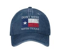 Gorra Beisbol Vaquero No Te Metas con Texas Gorra Deportiva Ajustable Gorras Deportivas Soft Baseball Cap para Pesca Sport Tenis